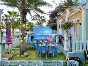 Trọn gói combo âm thanh ánh sáng backdrop gala dinner cơ bản tại novaword Phan Thiết. Combo âm thanh ánh sáng sân khấu gala dinner tại resort Phan Thiết Bình Thuận