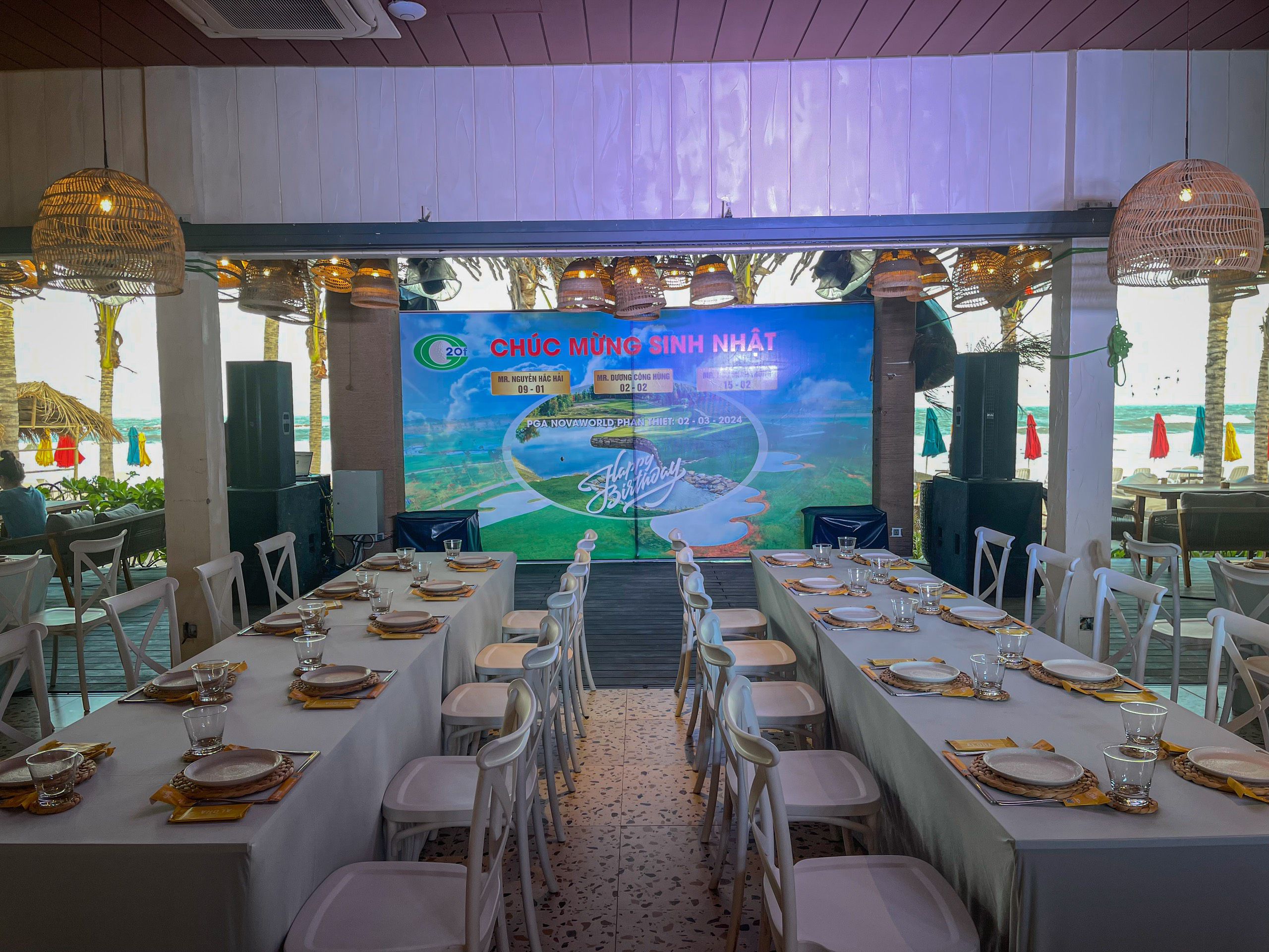 Âm thanh ánh sáng gala dinner tại Mũi Né