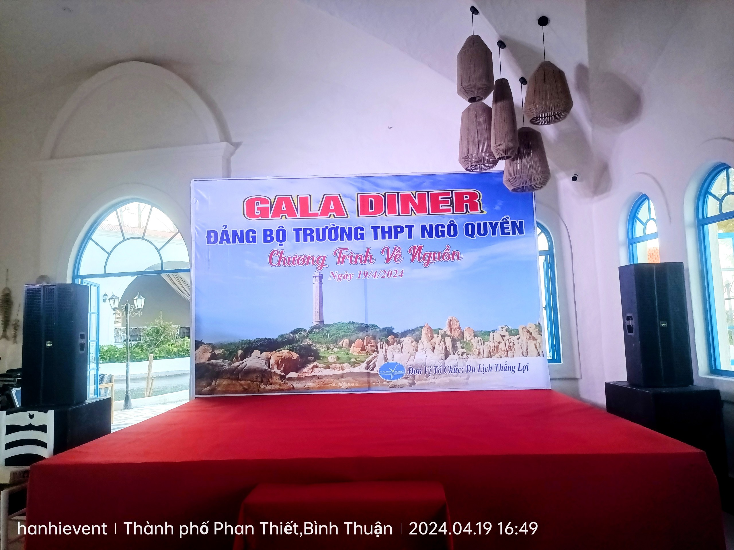 Âm thanh ánh sáng gala dinner tại nova word Phan Thiết