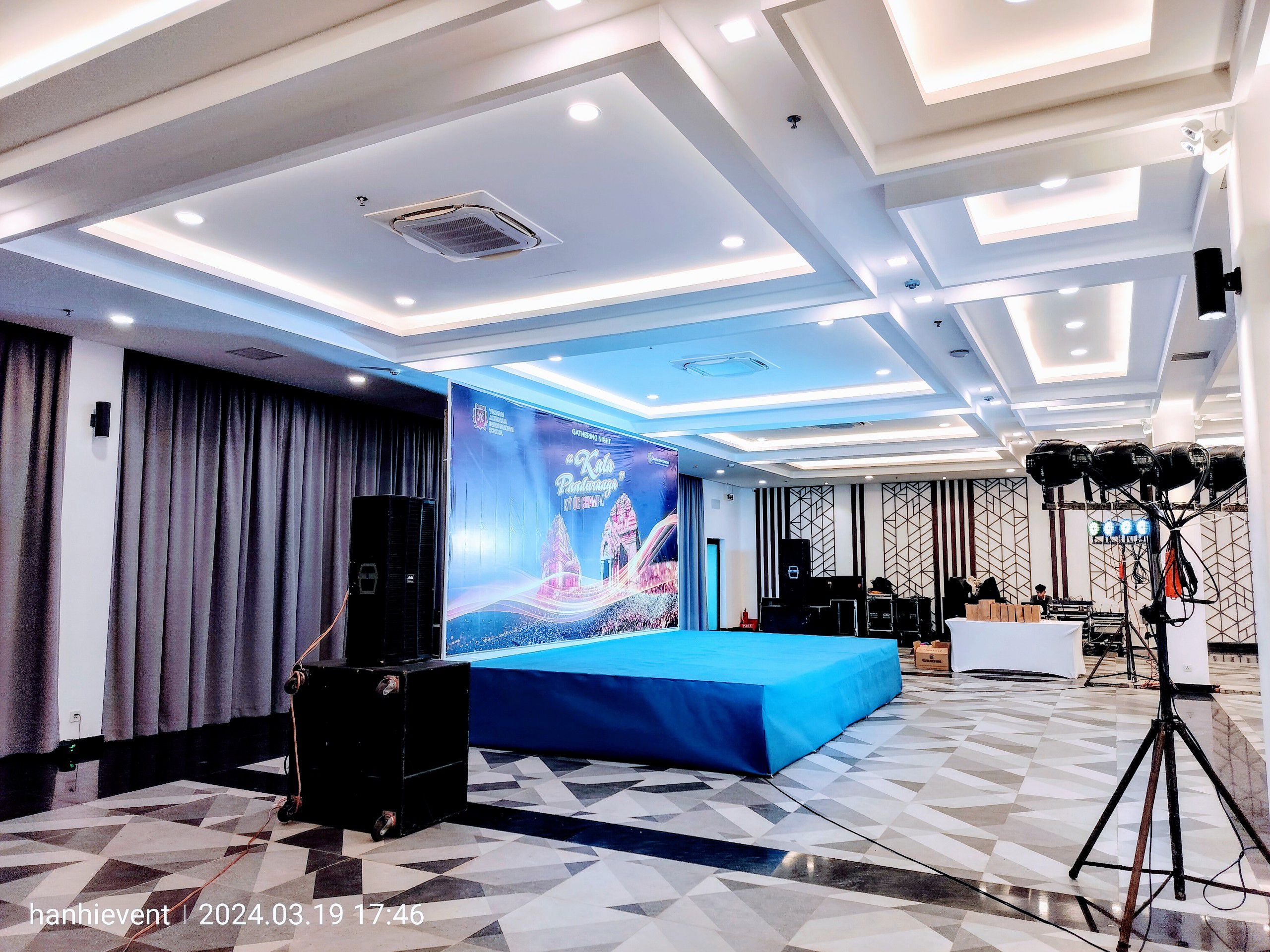 Âm thanh ánh sáng sân khấu gala dinner tại resort asteria Mũi Né Phan Thiết Bình Thuận