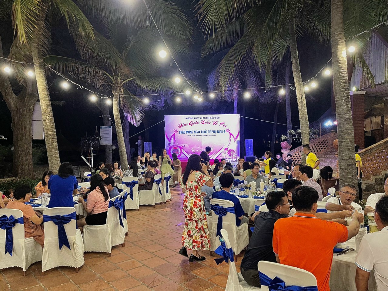 Âm thanh ánh sáng sân khấu gala dinner tại resort bốn biển Mũi Né Phan Thiết