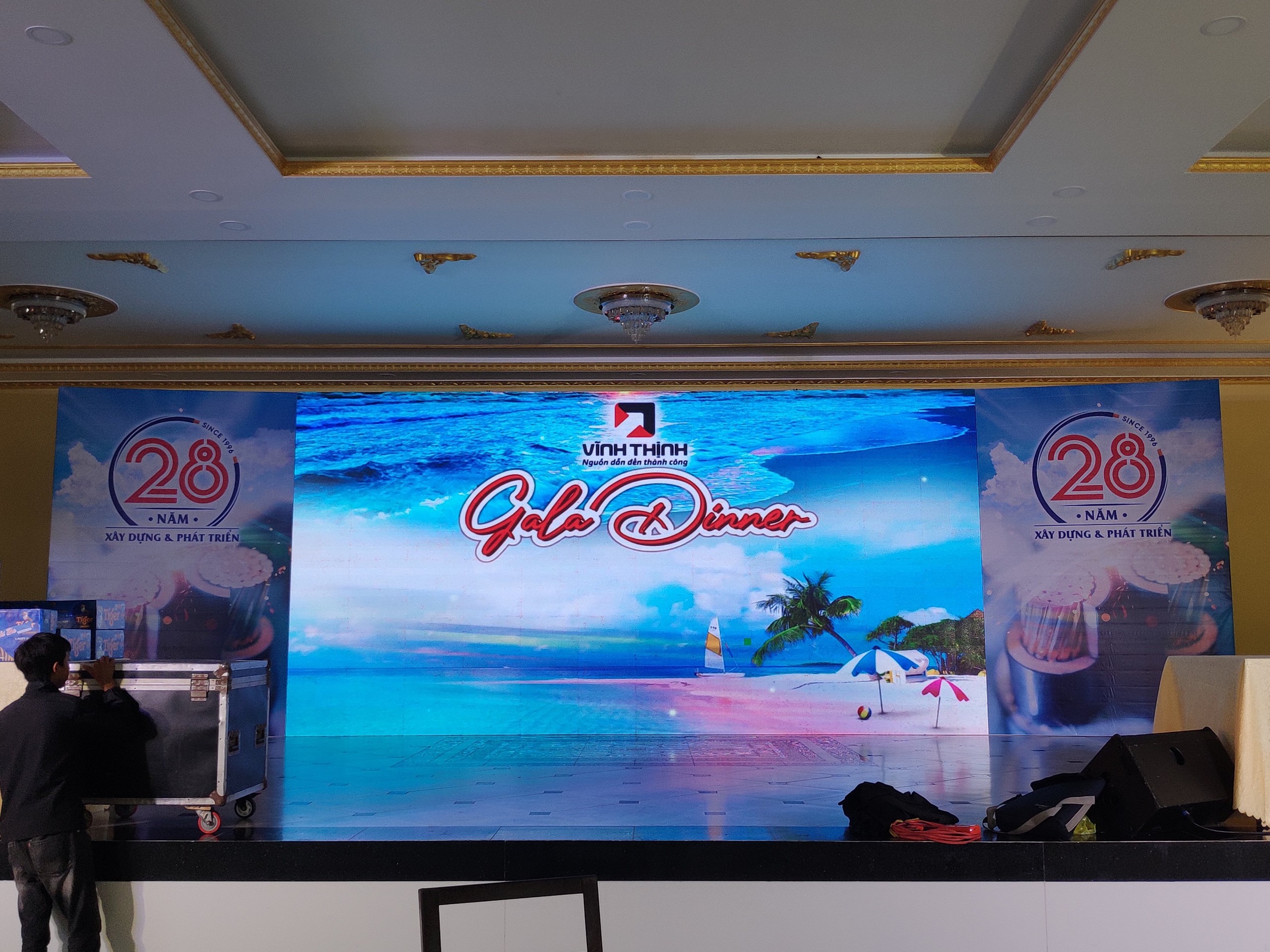 Âm thanh ánh sáng, màn hình led gala dinner tại Phan Thiết