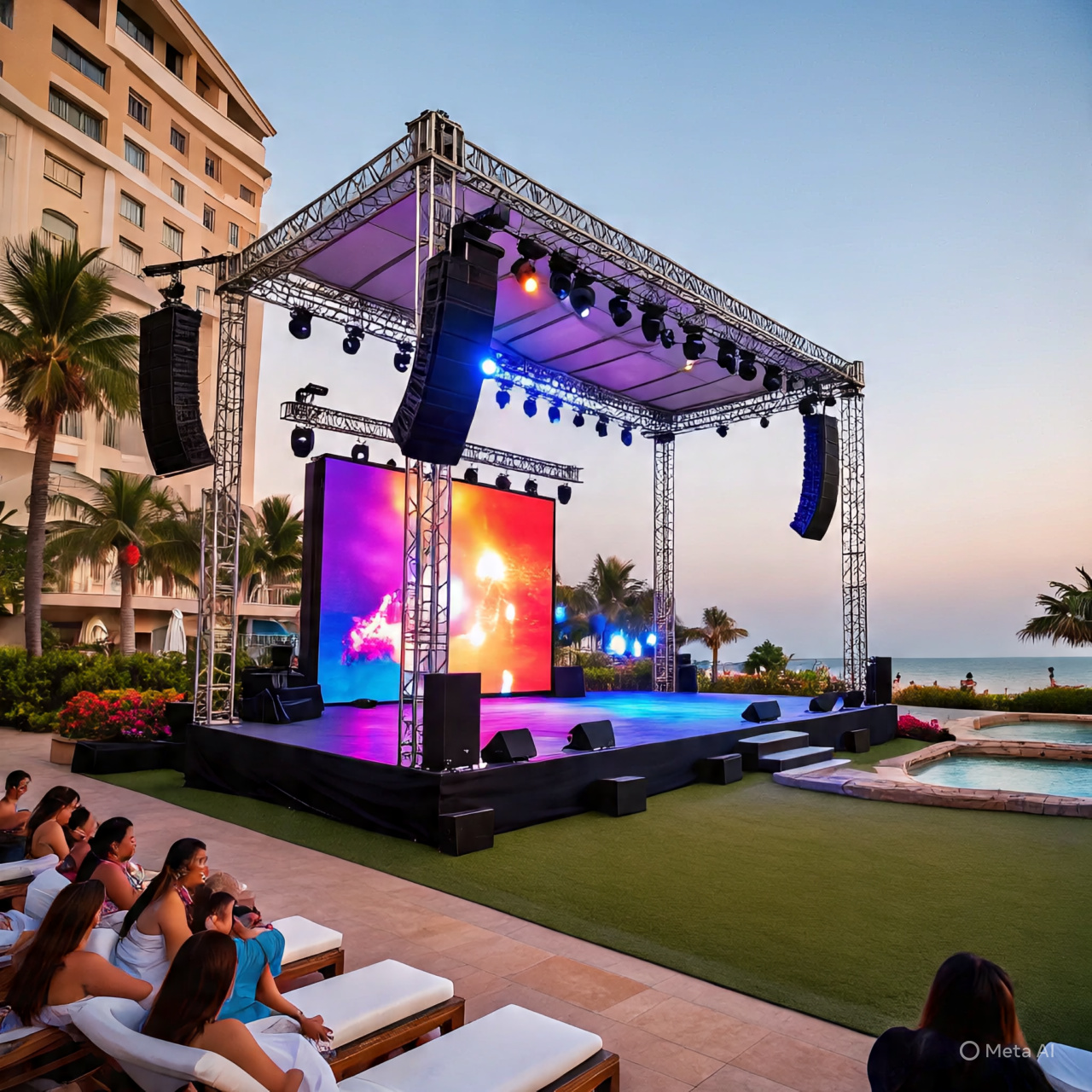 âm thanh ánh sáng, sân khấu, màn hình led gala dinner tại Mũi Né, Phan Thiết, Kê Gà, Tiến Thành, Phan Thiết, Bình Thuận, Ninh Thuận, Ninh Chữ, Vĩnh Hy