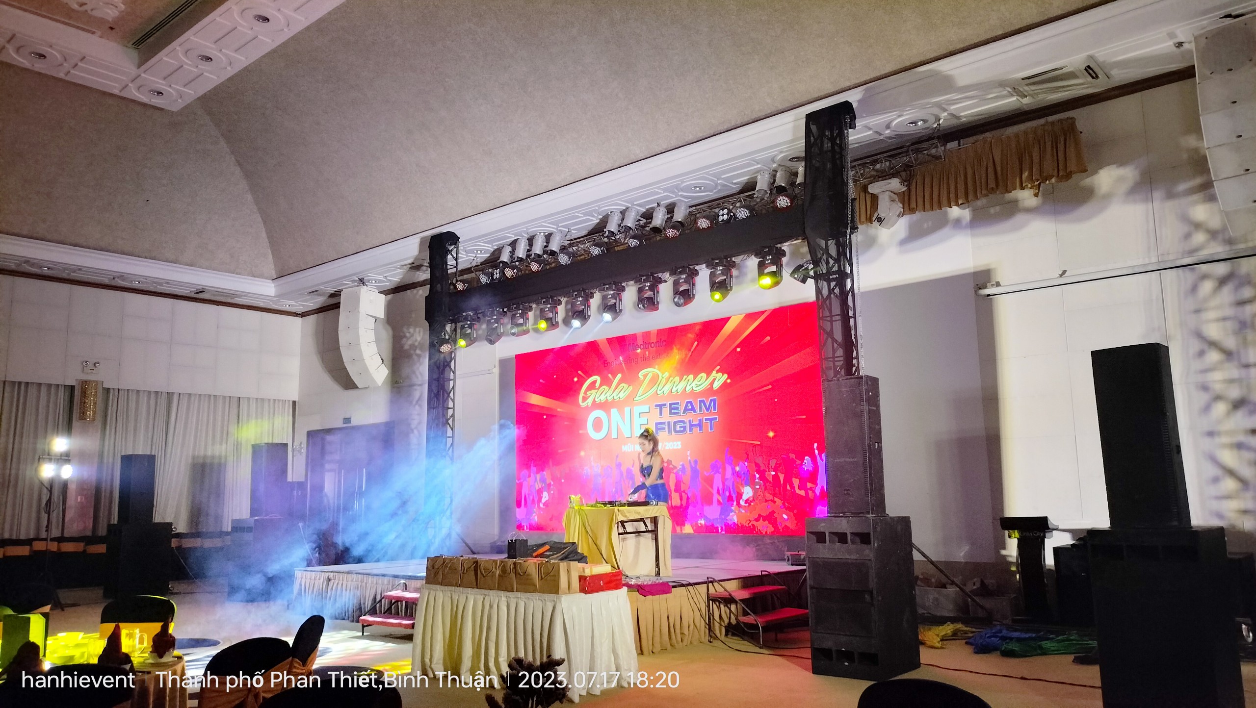 Âm thanh ánh sáng gala dinner trọn gói Bình Thuận