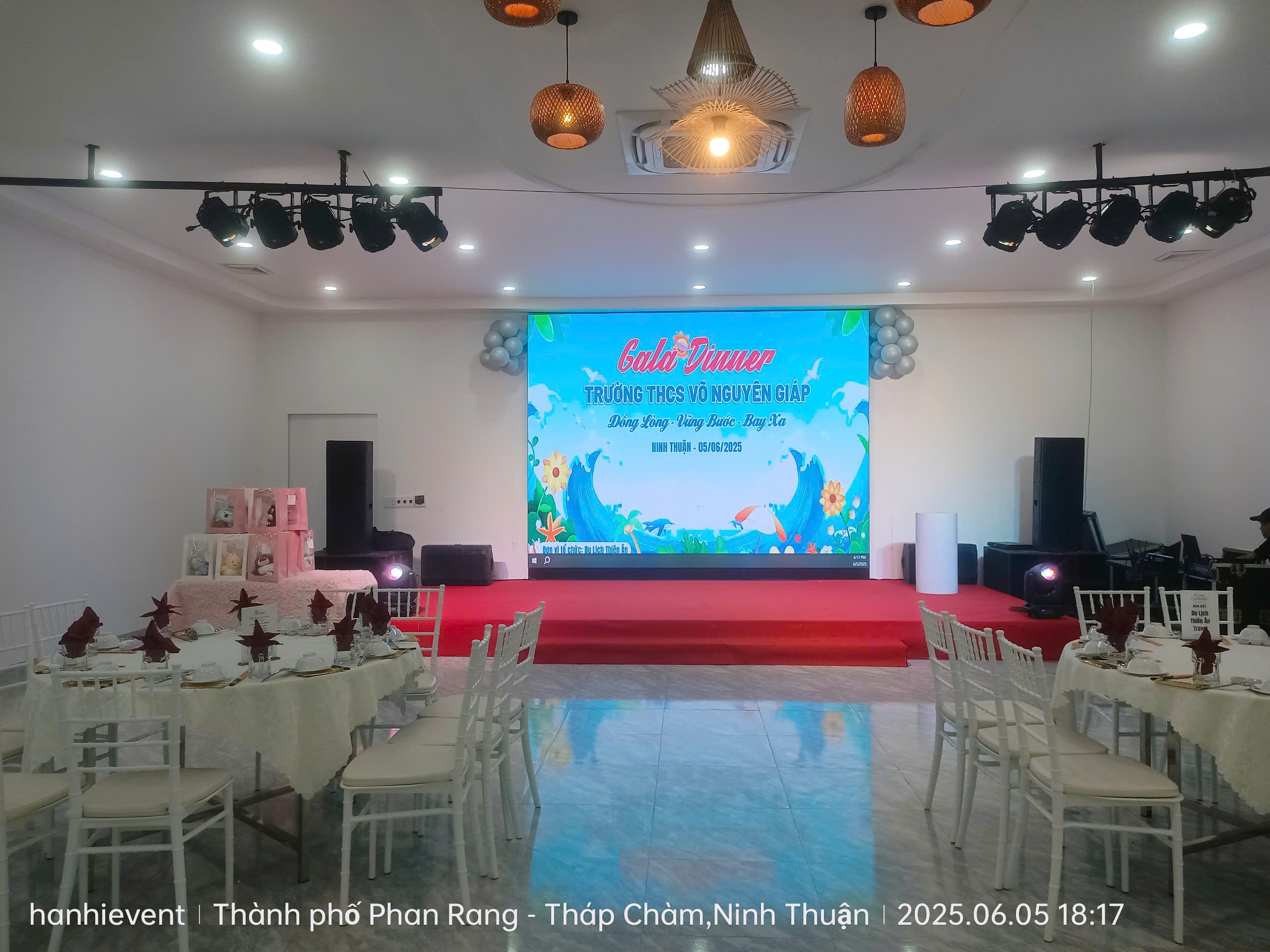 Tổ Chức Gala Dinner Tại Nhà Hàng Oxy Garden Ninh Thuận - Hà Nhí event