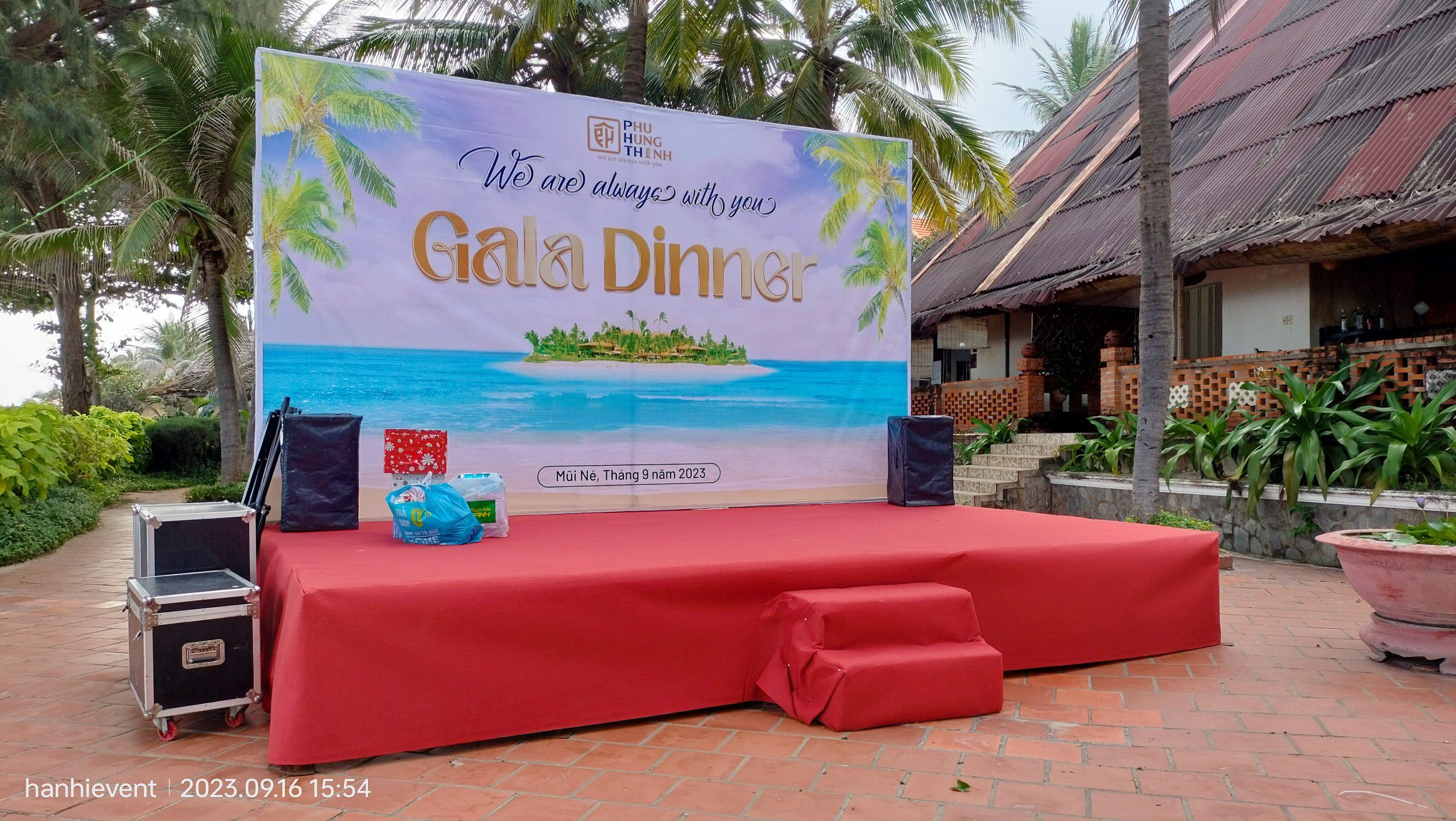 Cung cấp sân khấu backdrop Bình Thuận