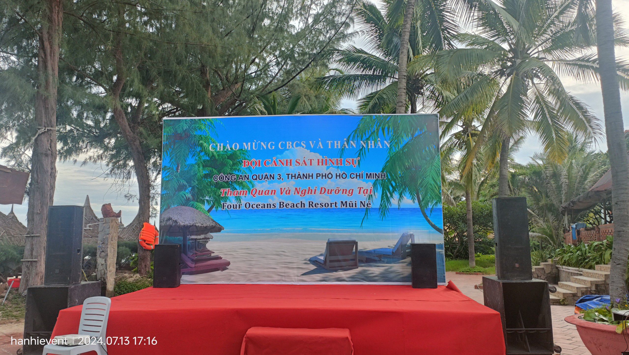 Hệ thống âm thanh ánh sáng sân khấu gala dinner cơ bản tại Phan Thiết Bình Thuận