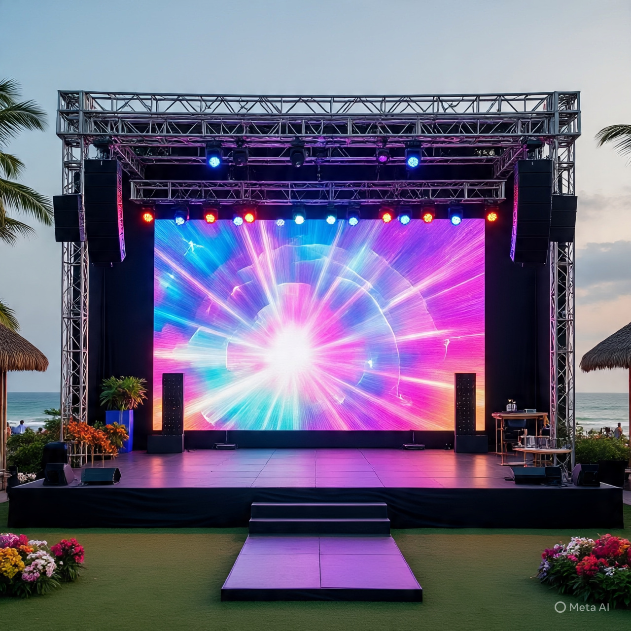 trọn gói âm thanh ánh sáng,sân khấu, màn hình led Mũi Né, Phan Thiết, Tiến Thành, Kê Gà, Ninh Thuận, Ninh Chữ